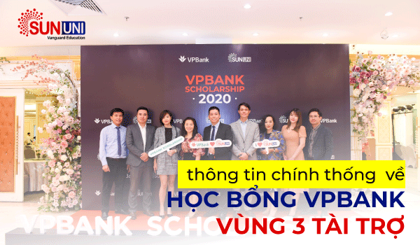 Thông tin chính thống về Học bổng VPBank vùng 3 tài trợ